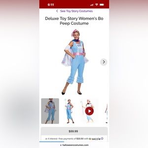 Toy Story 4 Bo Peep Costume for women